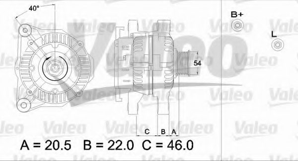 VALEO 437328 Alternator